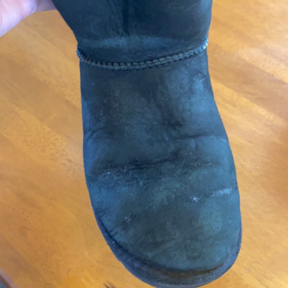 UGG Tall Bailey Button Boot 6 GUC Black - Picture 14 of 16